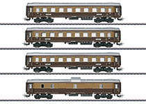 076-M40360 - H0 - Italienisches Schnellzugwagen-Set Tin Plate